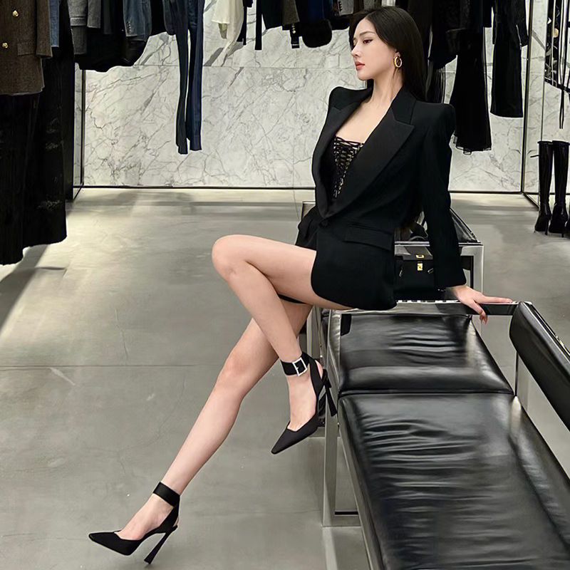 2026年春夏 レディース セクシー サテン ハイヒール ブ - Sandal Strappy Heeled のレビューと価格