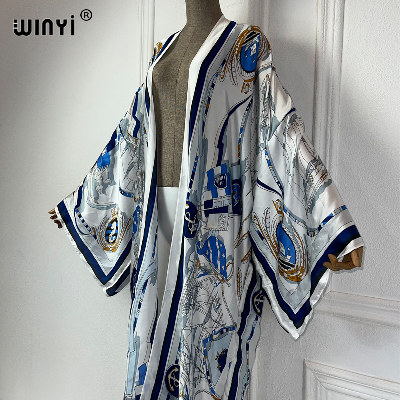 WINYI着物 夏用カフタン ビーチウェア カーディガン フ - Cover Up Kaftan のレビューと価格