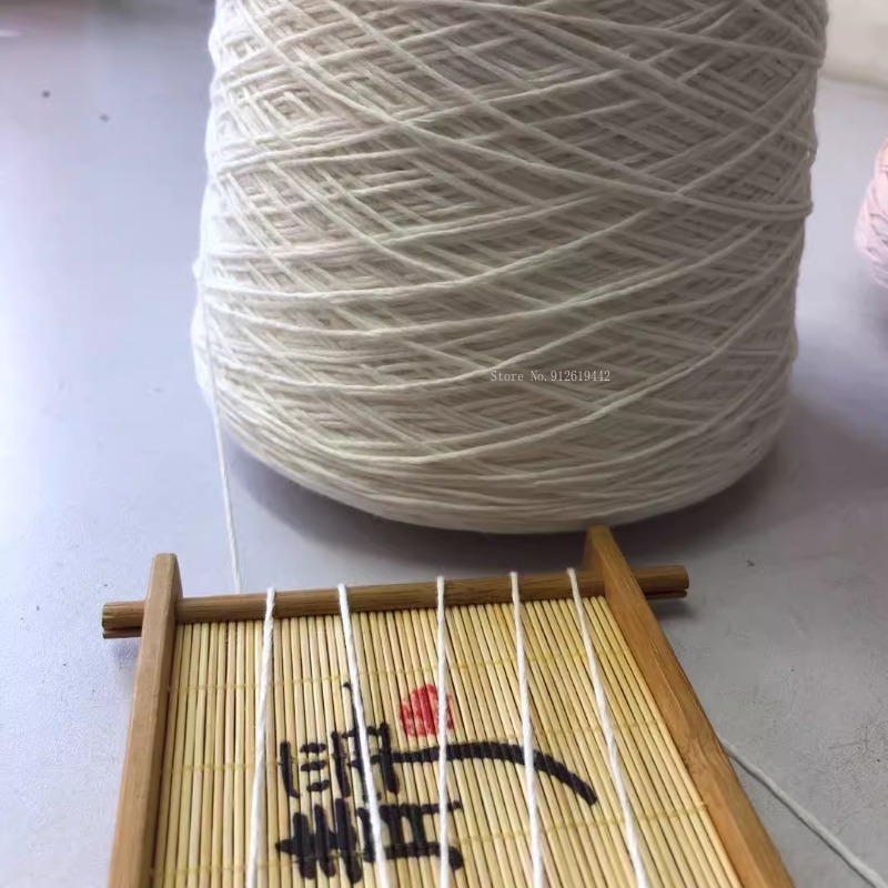 赤ちゃんの肌にやさしいウール糸、純綿レース、手織りのエアコン - Crochet Bag Raffia のレビューと価格