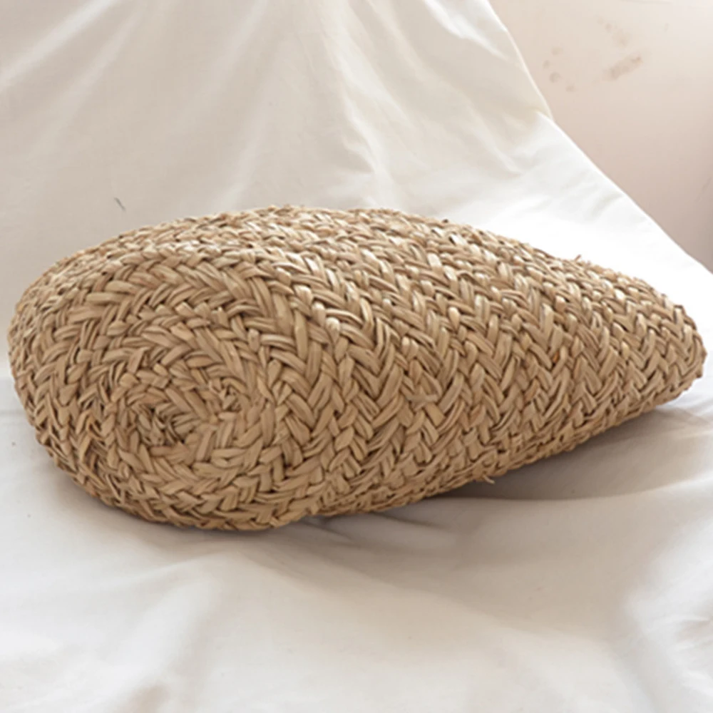ボヘミアン麦わら帽子の女性用籐バッグ,デザイナーの織りバッグ - Crochet Bag Raffia のレビューと価格